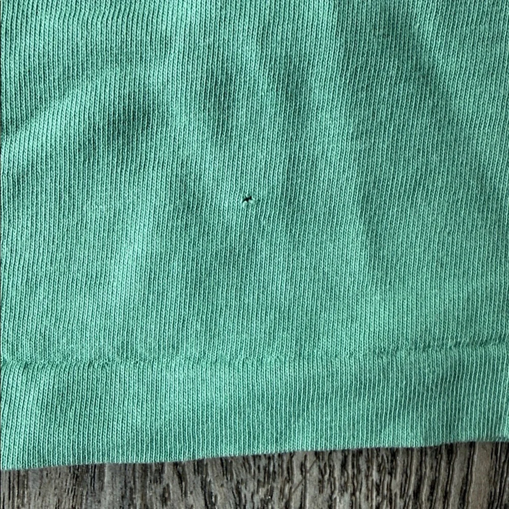 Polo Ralph Lauren Tee Green Cotton Classic Fit Jersey V-Neck T-Shirt Size Medium